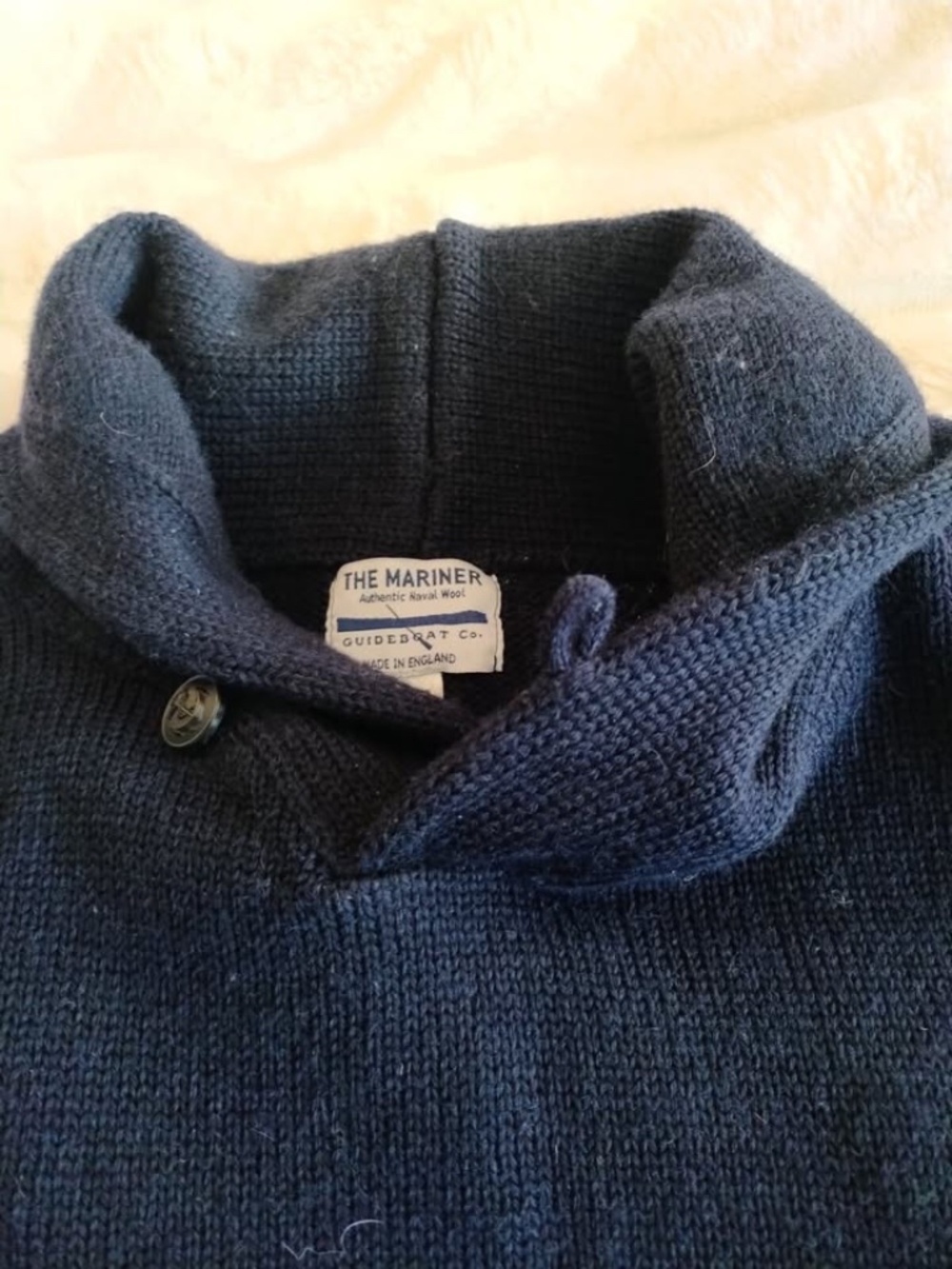 The Mariner Guideboat Sweater / Mens M / Wool / Made in England